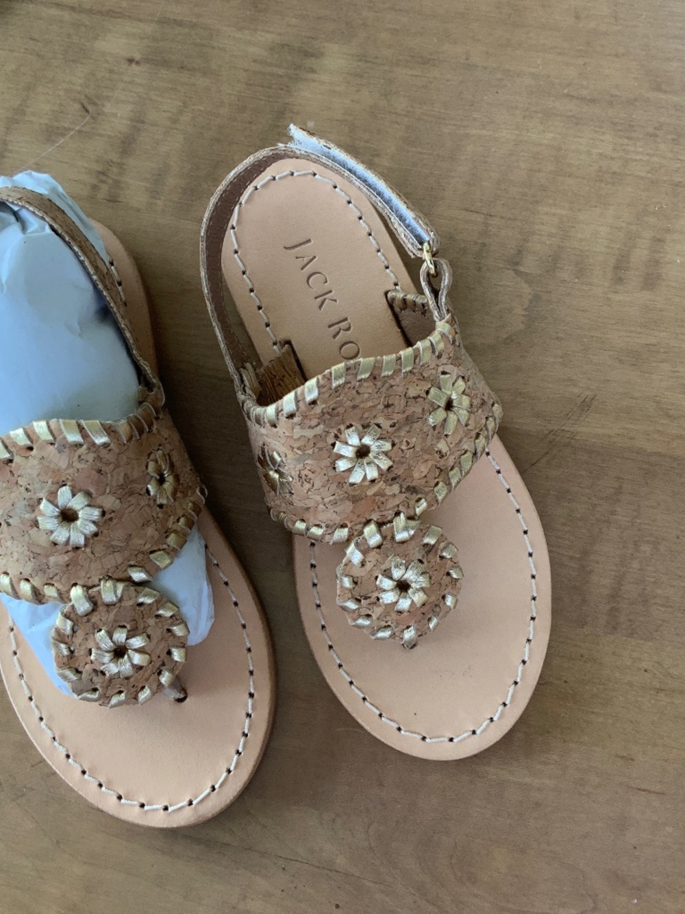 New toddler girls Jack Rogers